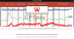 Desktop Screenshot of marstonpolygraphacademy.com