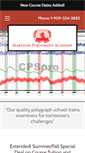 Mobile Screenshot of marstonpolygraphacademy.com